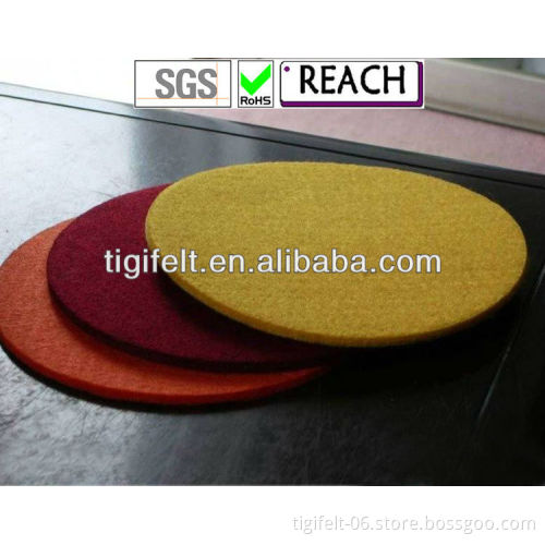 Wool felt coaster felt cup mat, felt placemat